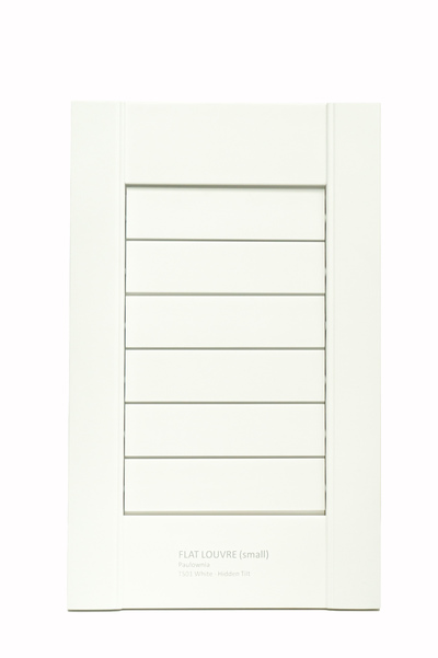 Main flat louvre style   white